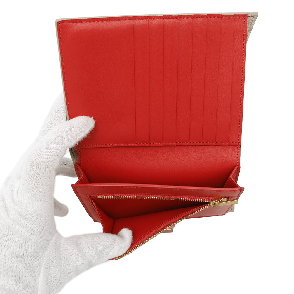 Celine Bi fold Wallet Multi Function Strap Two To… - image 6